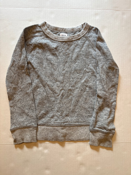 Seller 118 VGUC Boys Heathered gray long sleeve shirt size XS(4/5)