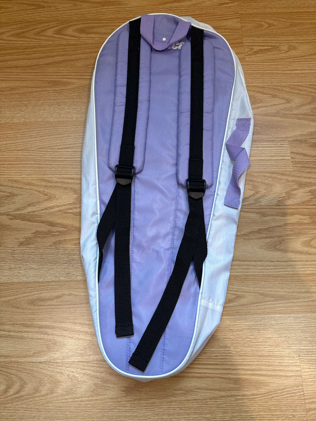 #87 prince purple junior tennis racquet backpack