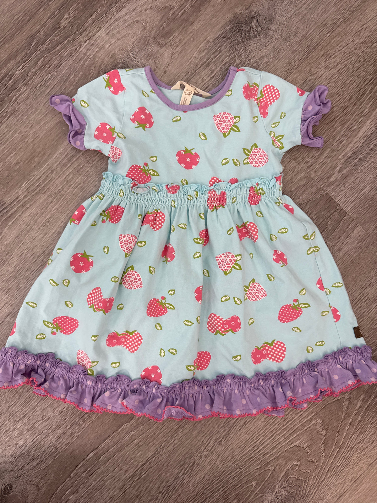 #149 Girls 18-24m strawberry Matilda Jane dress