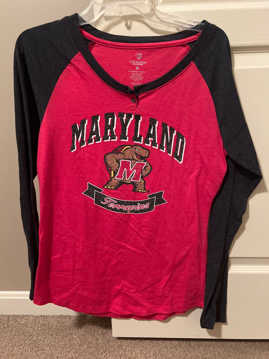Women’s Maryland Terrapins long sleeve tshirt