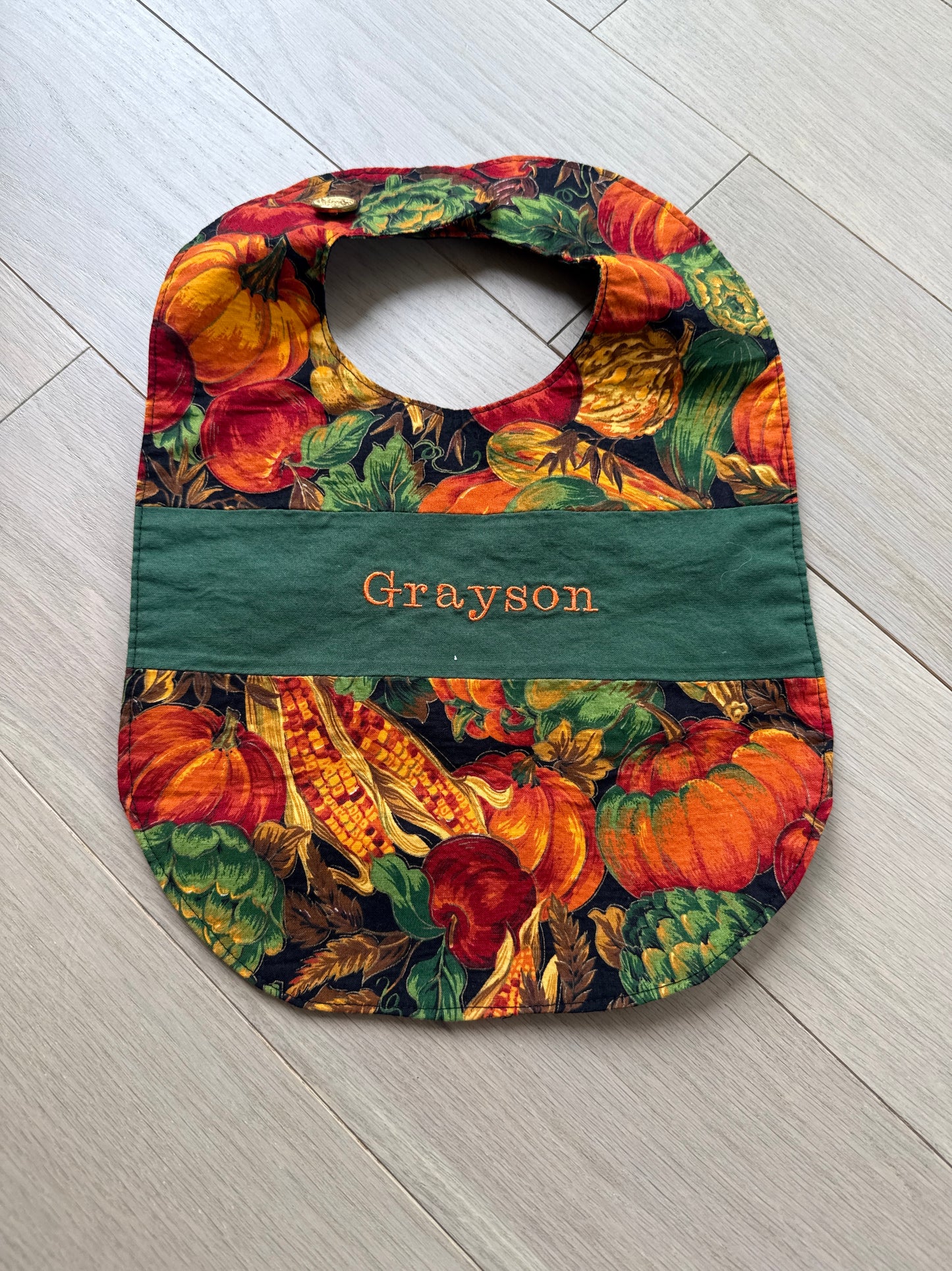 Seller #216 Boys ‘Grayson’ pajamas and bib, 24 mos EUC