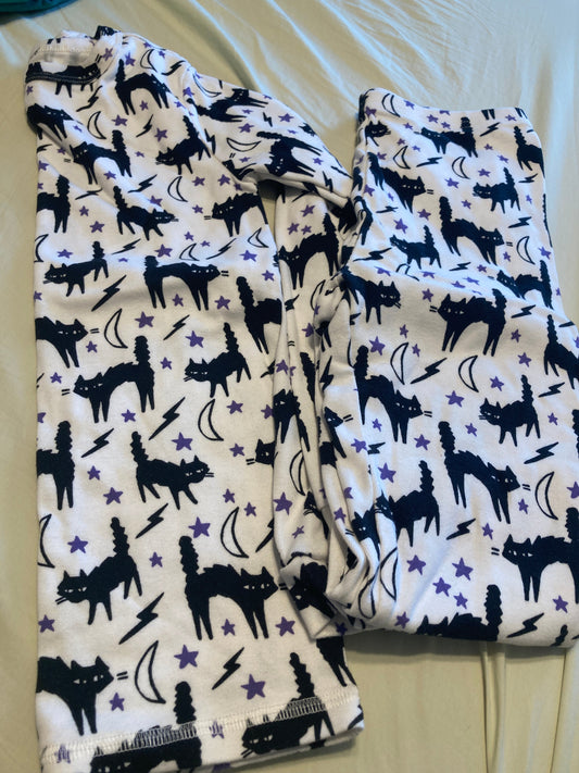 Seller #60 Black Cat Tea Collection Girls 10/12 pajamas REDUCED