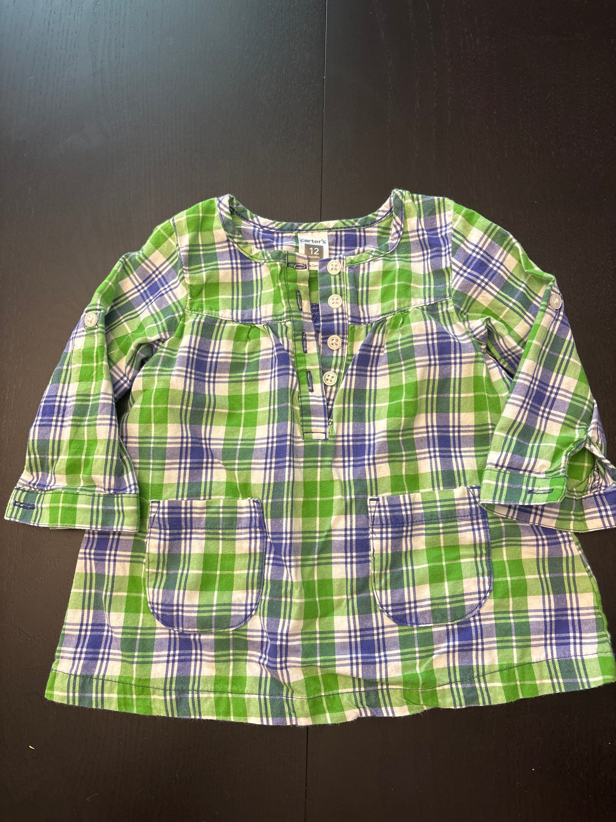 #166 girls Carters 12mo top