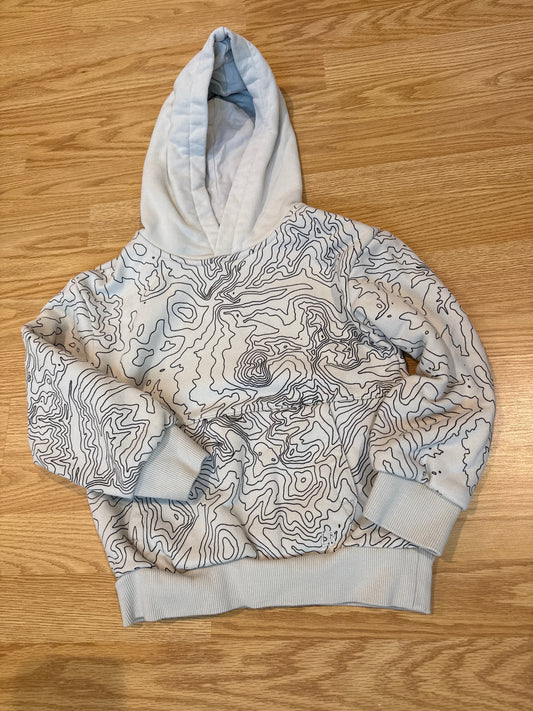 #87 Little bipsy boys 4-5 graphic hoodie VGUC