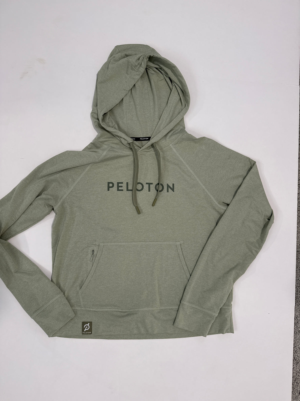 #64 Peloton Lightweight Sage Hoodie Size S