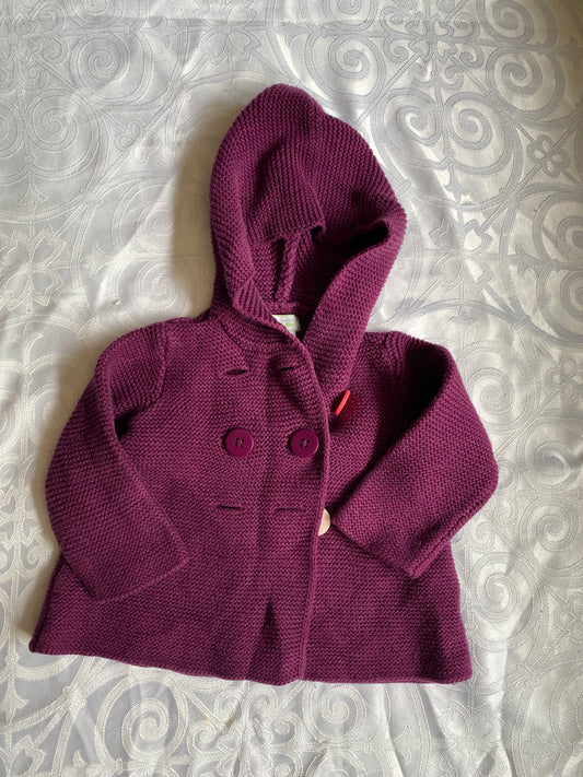Girl 12month sweater with buttons