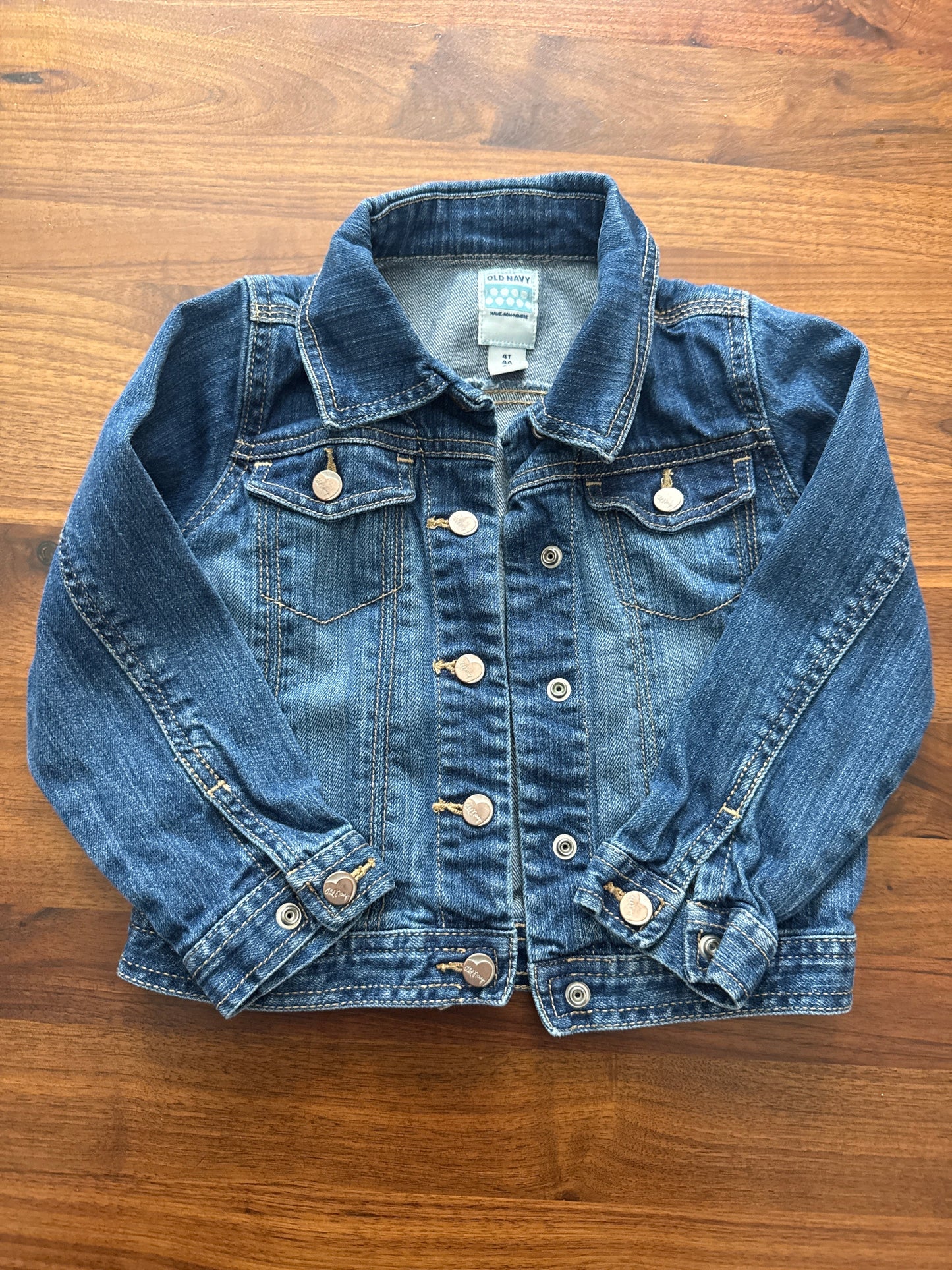 Seller 179 - Girls Old Navy 4T snap front Jean jacket