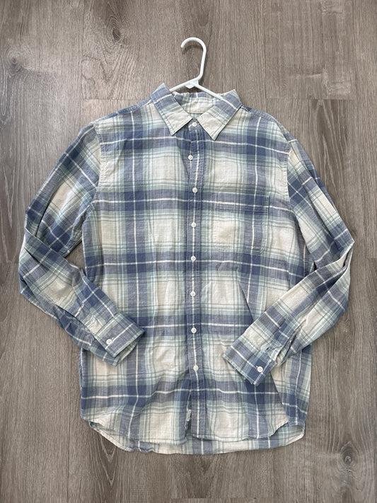 #149 Men’s L Tall American Eagle super soft button down