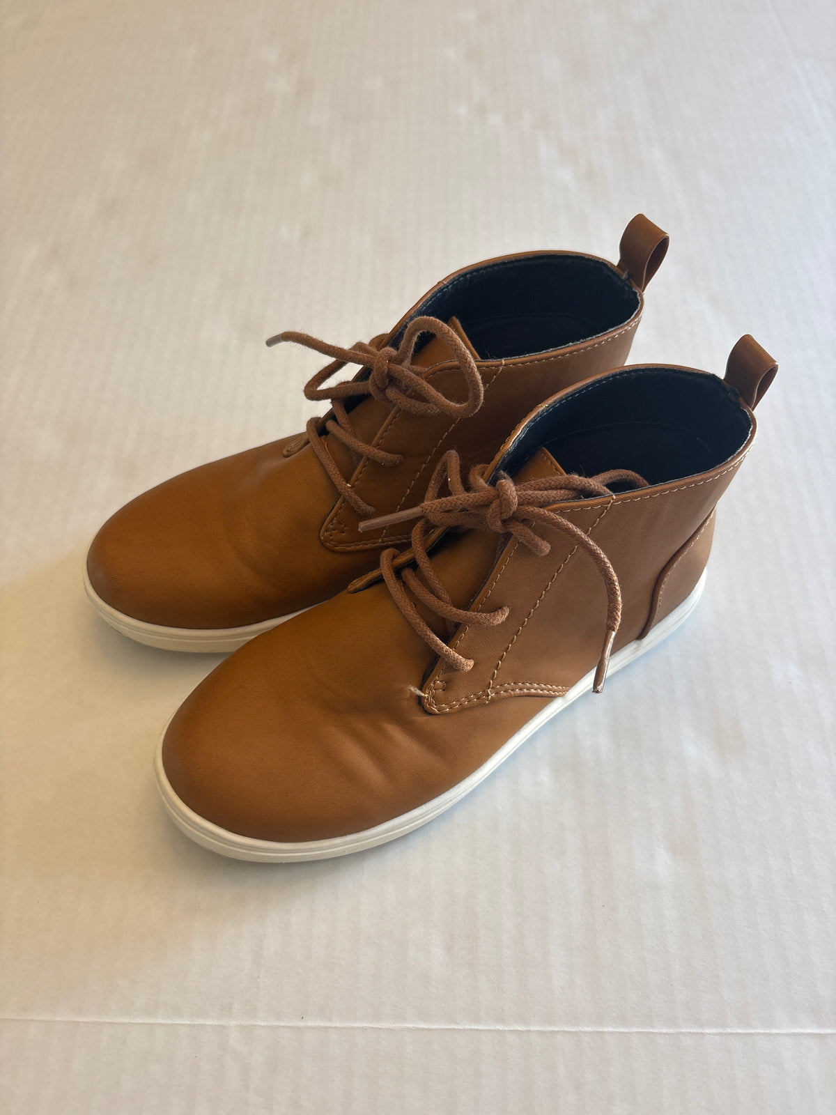 Seller 118 Boys Lily and Dan Brown shoes Size 2/3 big kids