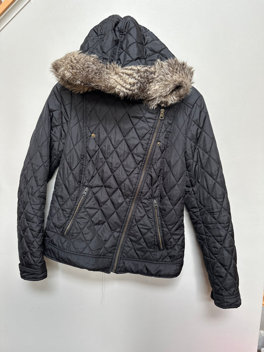 #133 Banana Republic Hooded Coat Sz Small