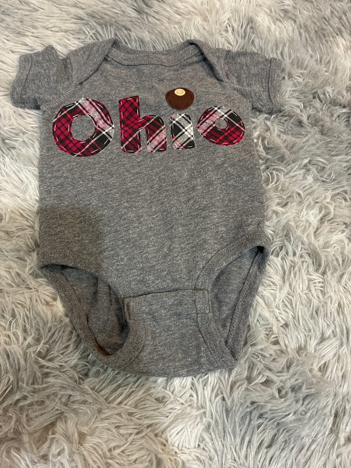 SCO46-Ohio -gender neutral-3-6 month onesie
