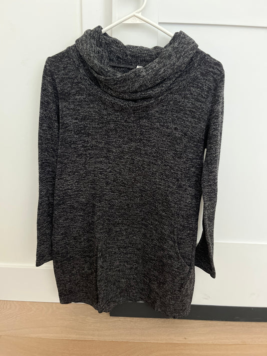 #110 Women's Small Gray Maternity Cowl Neck Sweater