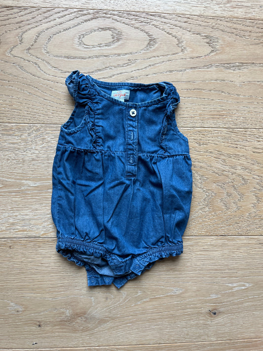 #40 Baby Girl 0-3 months Cat & Jack Girls Jean Bubble