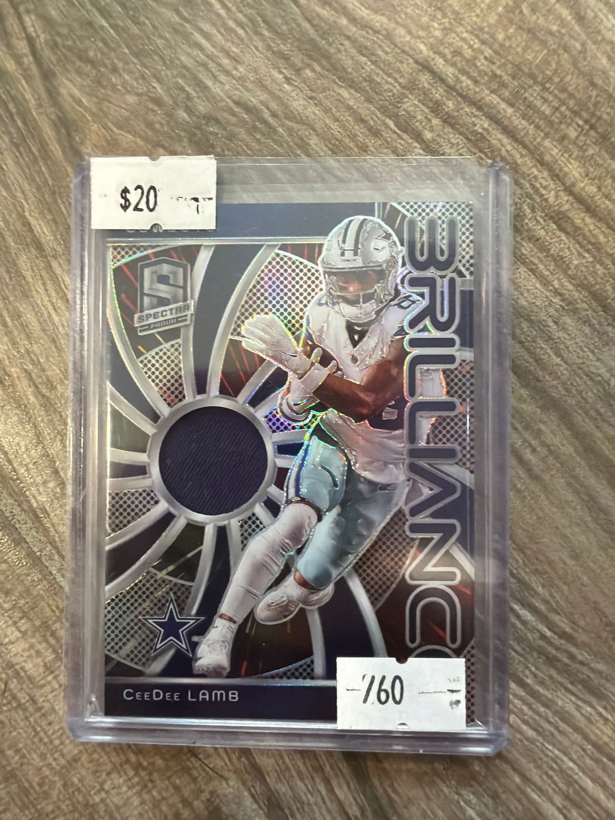 #198 CeeDee Lamb memorabilia card