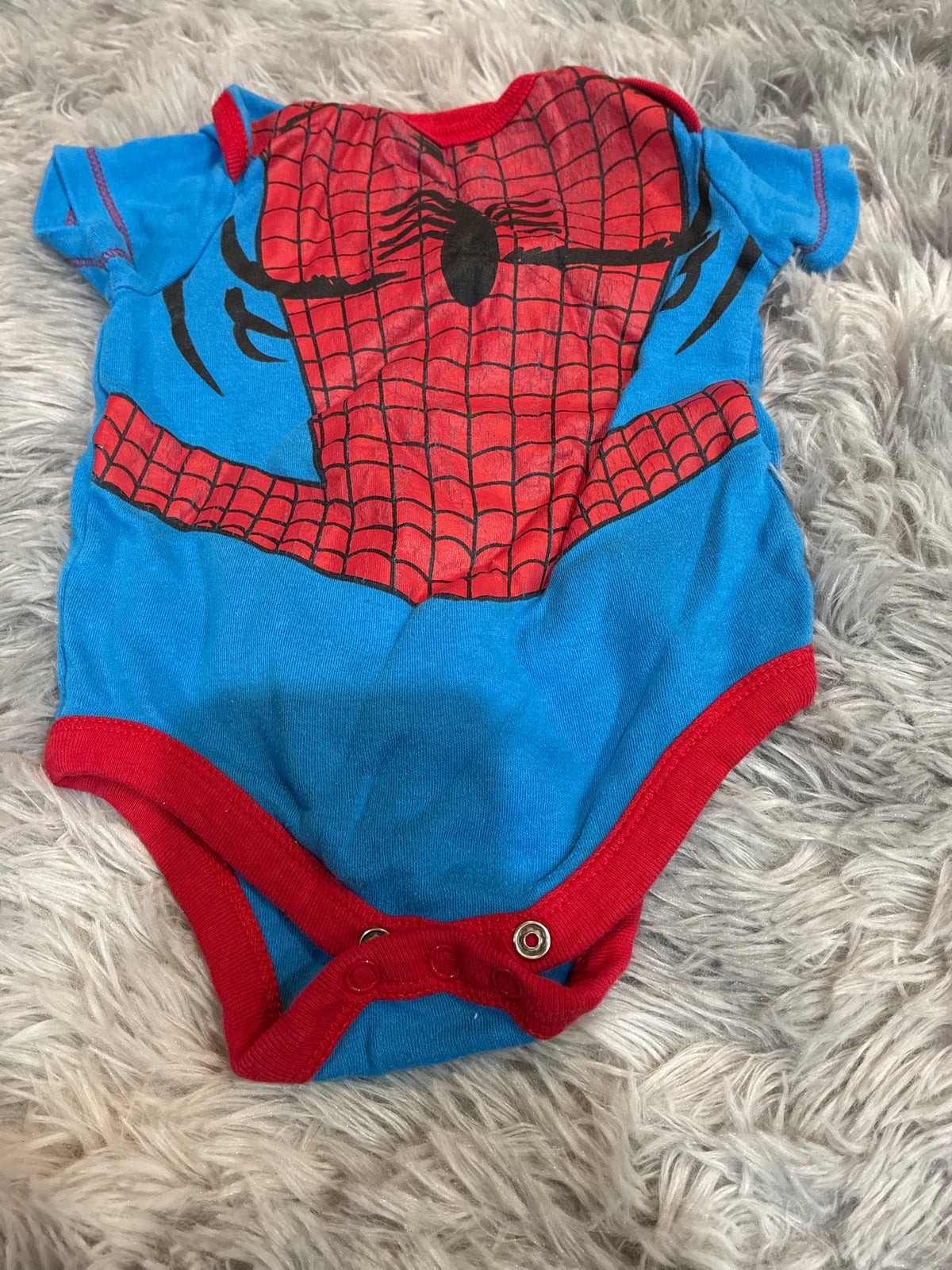 SCO46-Spiderman onesie-3-6 months-gender neutral
