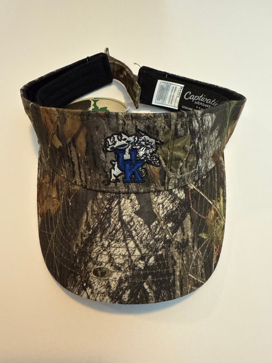Seller #216, Men’s UK Mossy Oak visor, NWT