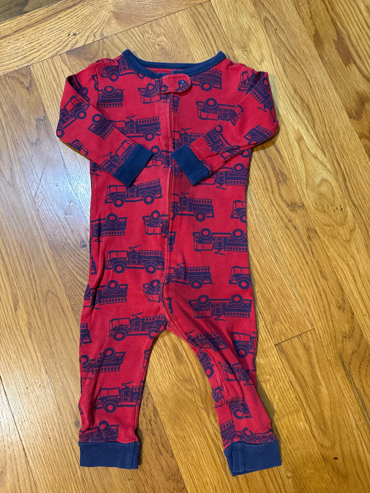 Seller # 152 - baby Gap boys 6-12 months fire truck pajamas