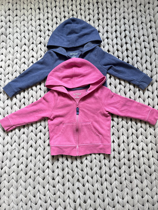 Seller #127 Cat & Jack Zip-up jacket bundle Girls Size 2T