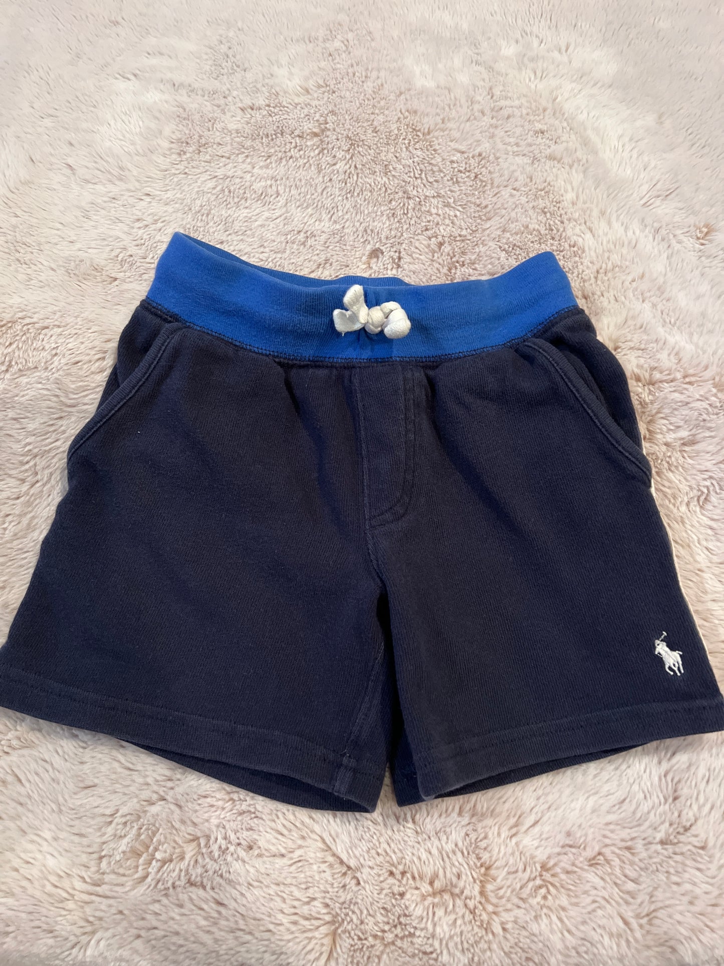Boys navy Polo shorts 2/2T