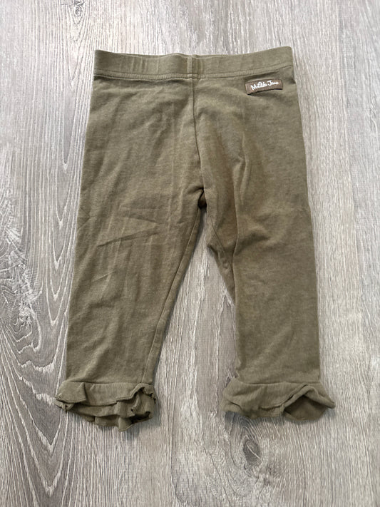 #149 reduced girls Matilda  Jane size 4 olive green Capri leggings