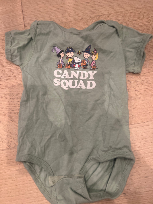 18 mo Boutique candy squad Halloween shirt