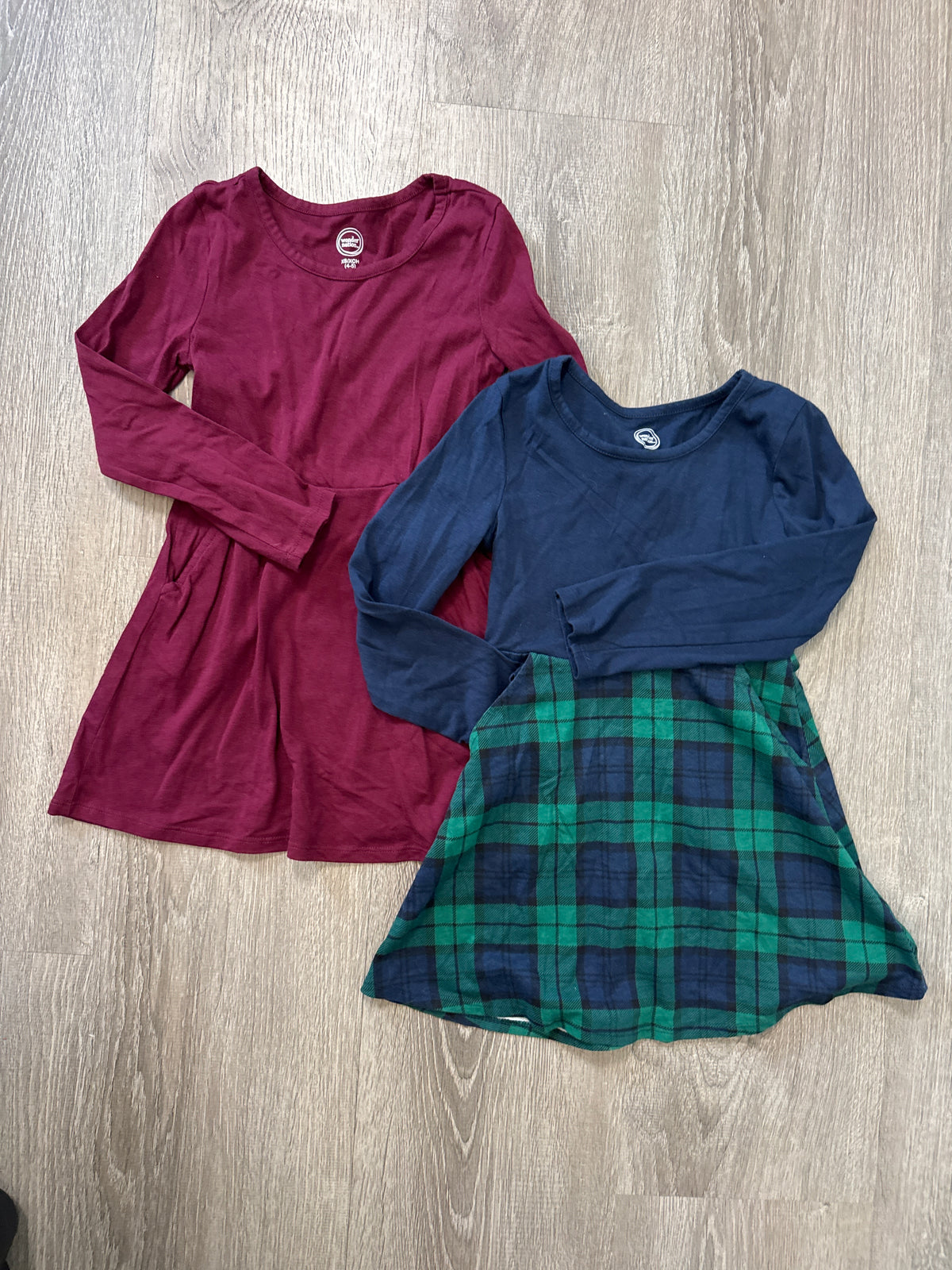 #149 girls wonder nation 4/5 dresses with pockets