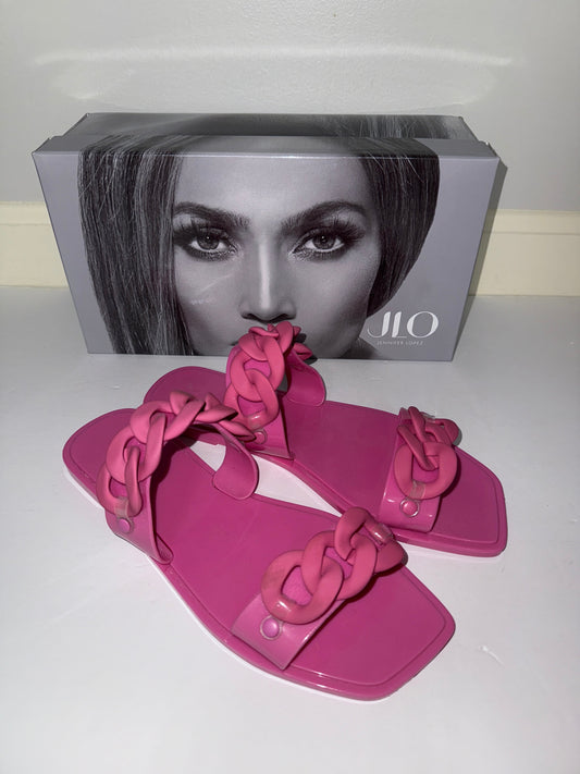 Seller #216, Women’s pink J Lo sandals, sz 8 EUC