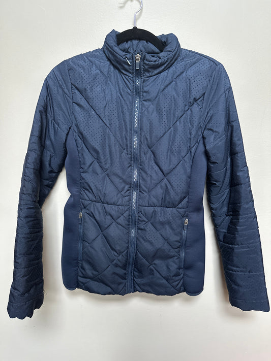 #133 Fabletics Sz XS Navy Coat Jacket