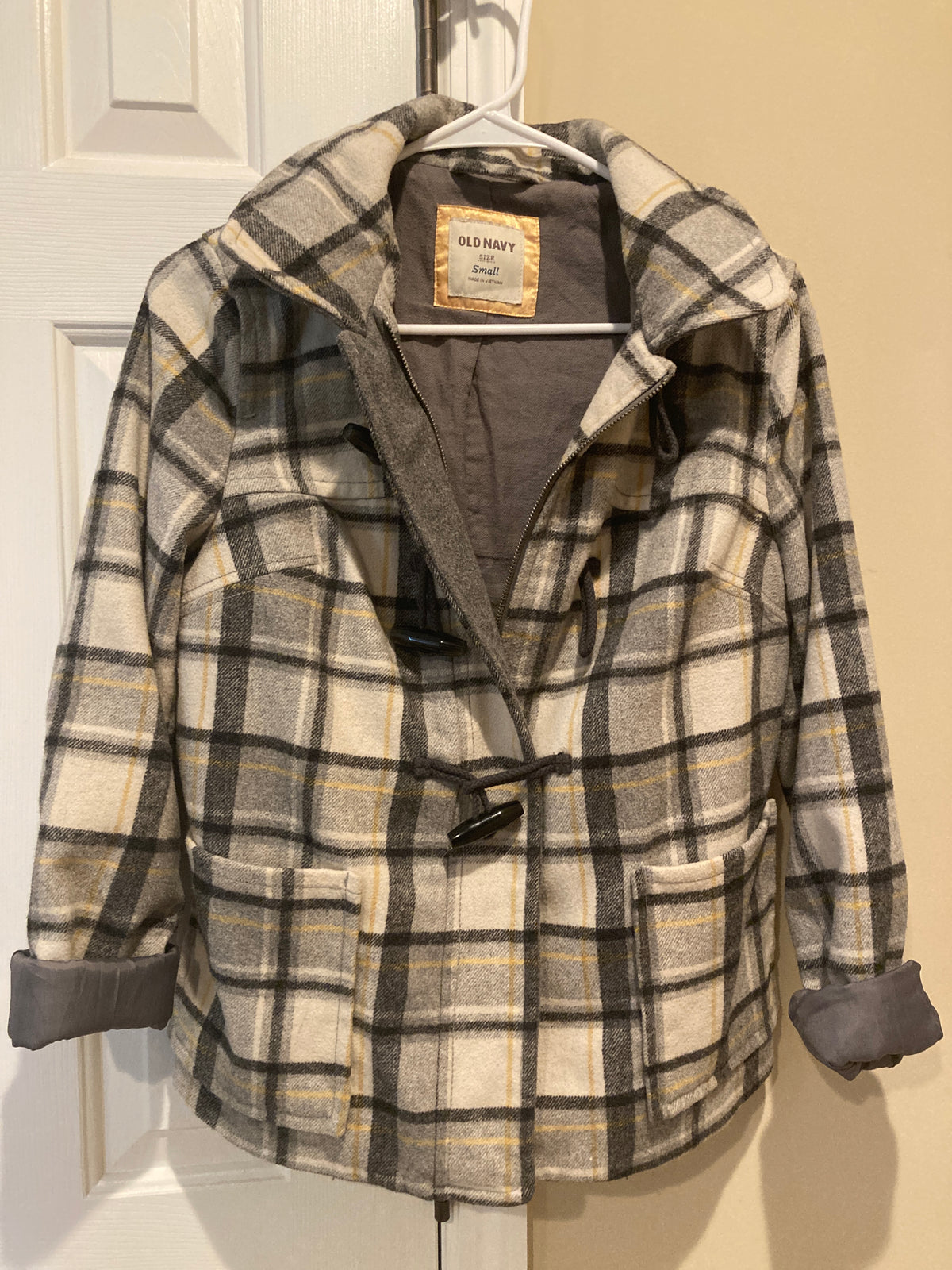 Seller #60 Womens Old Navy Small, Wool Toggle Jacket