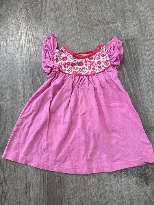 #149 Girls Matilda Jane size 2 pink pearl dress with hearts