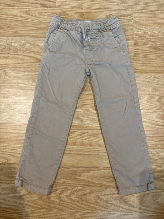 #87 Tucker + Tate 4t boys khaki drawstring chinos VGUC