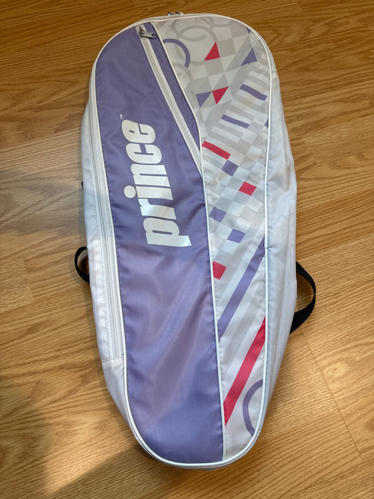 #87 prince purple junior tennis racquet backpack