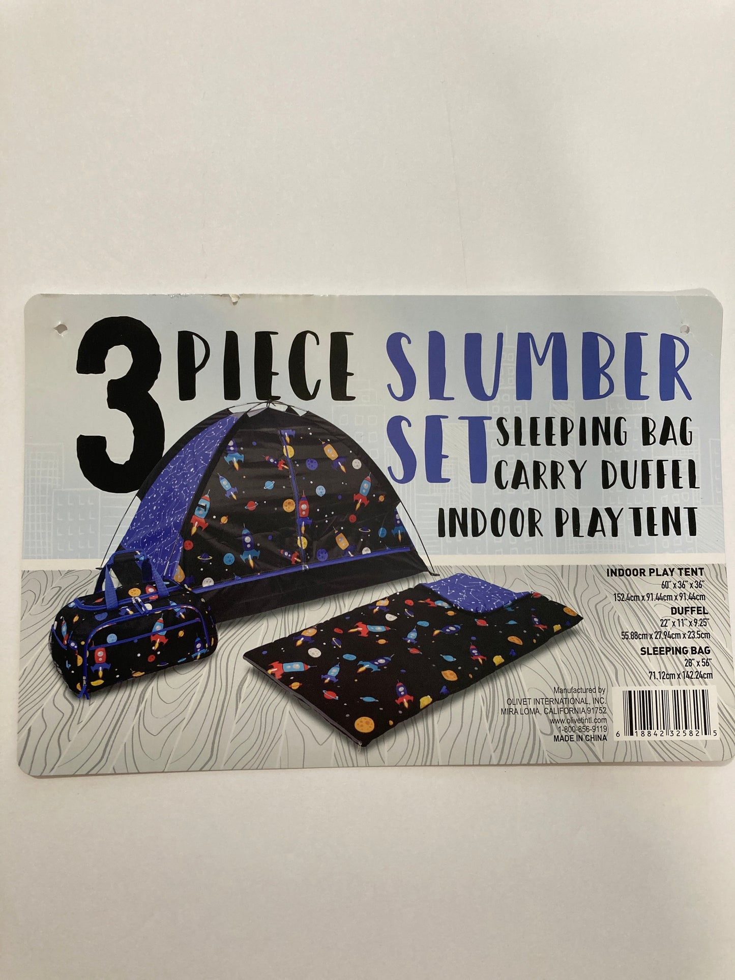 #119-REDUCED!!-3 Piece Slumber Set-Outer Space Theme