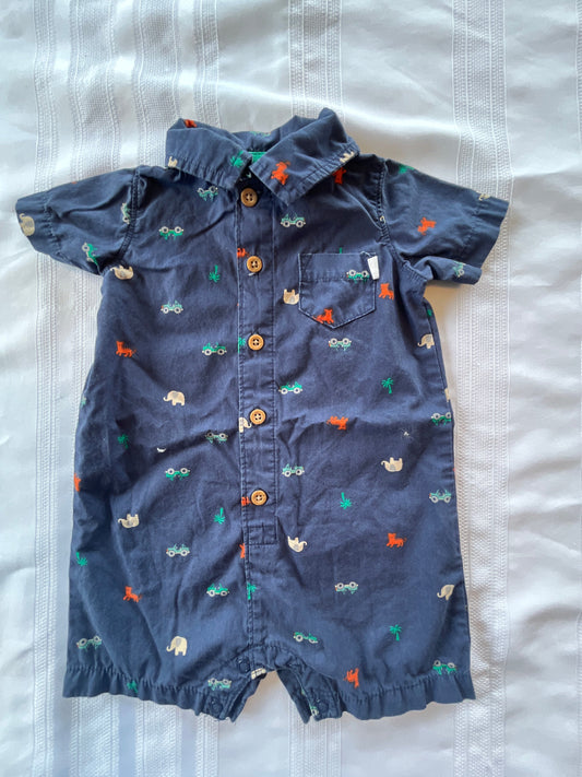 #57  Boys 12 mo Carters dress romper EUC