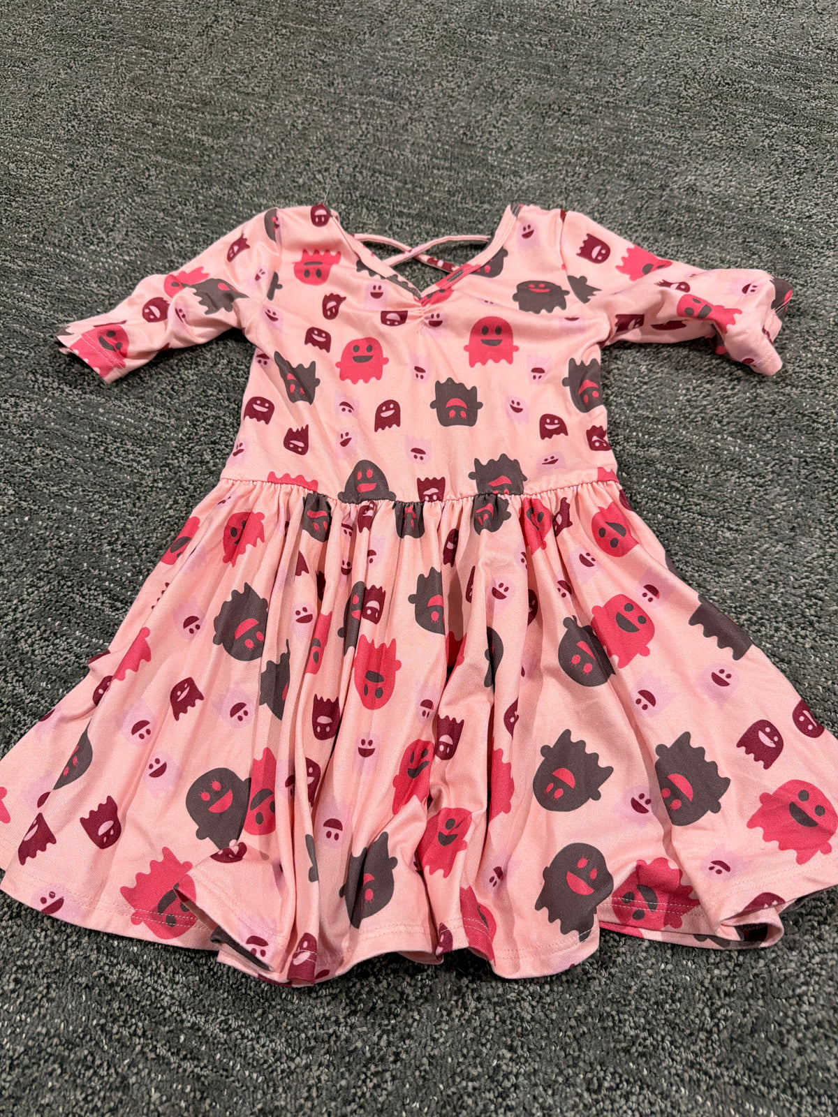 #133 dot dot smile 2t dress