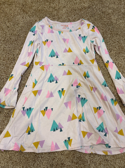 #47, girls size 6, Cat & Jack pink tree dress
