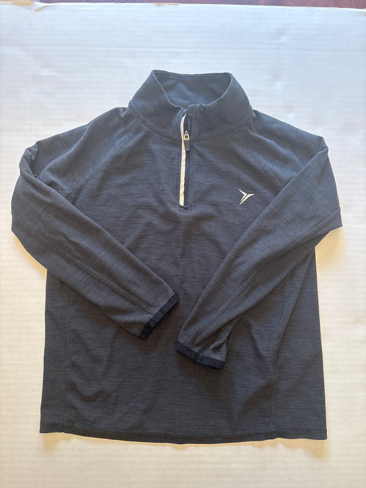 Seller 118 VGUC Boys Old Navy Active thin 1/4 zip pullover size 6/7. Black