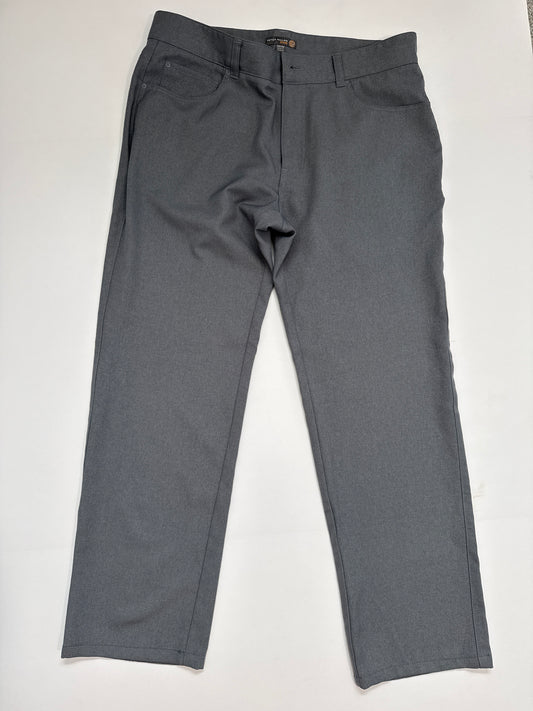 #64 Peter Millar Gray Wicking Pants 33/30