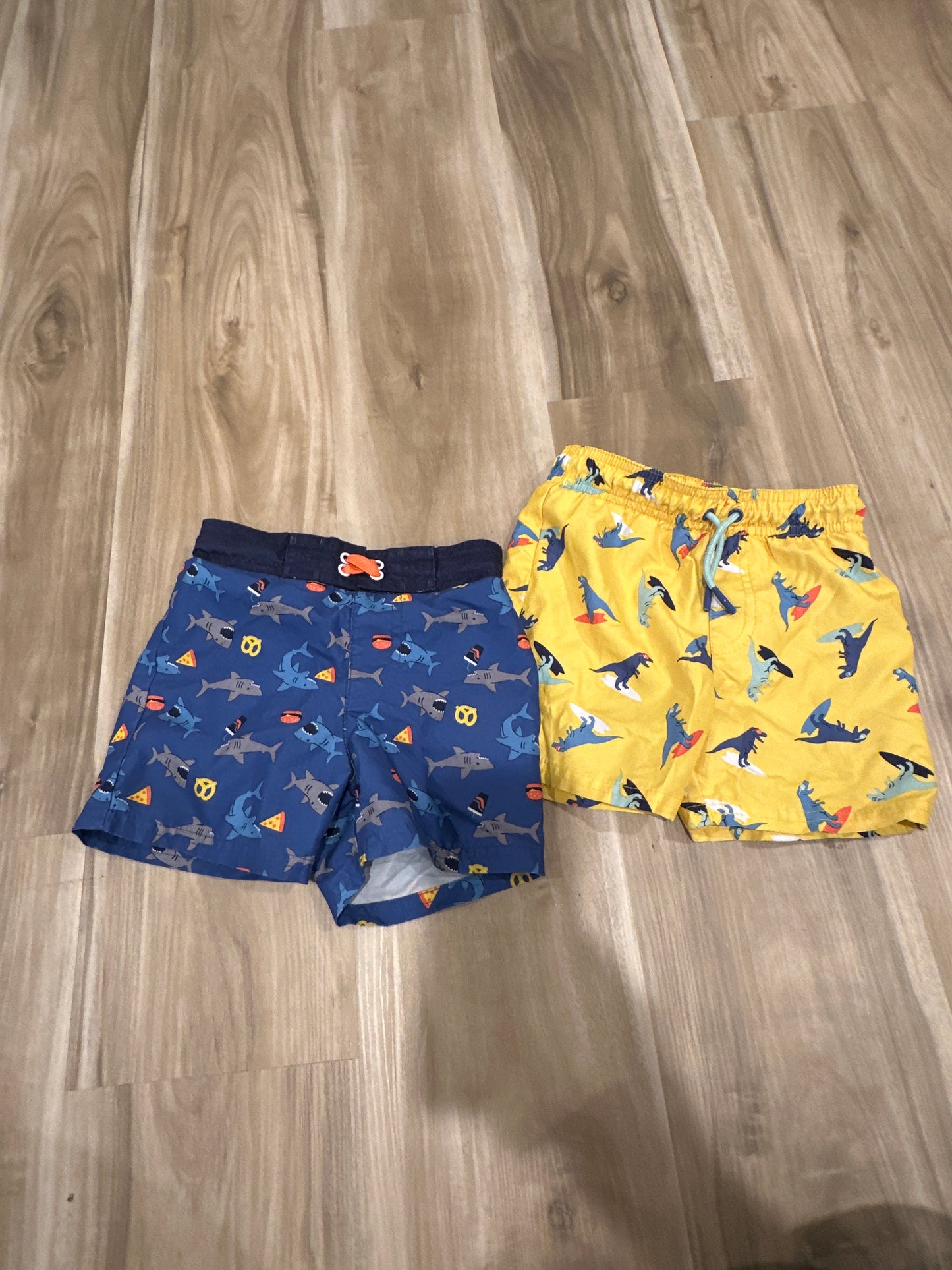 Boys 2T swim trunks (pair of 2)