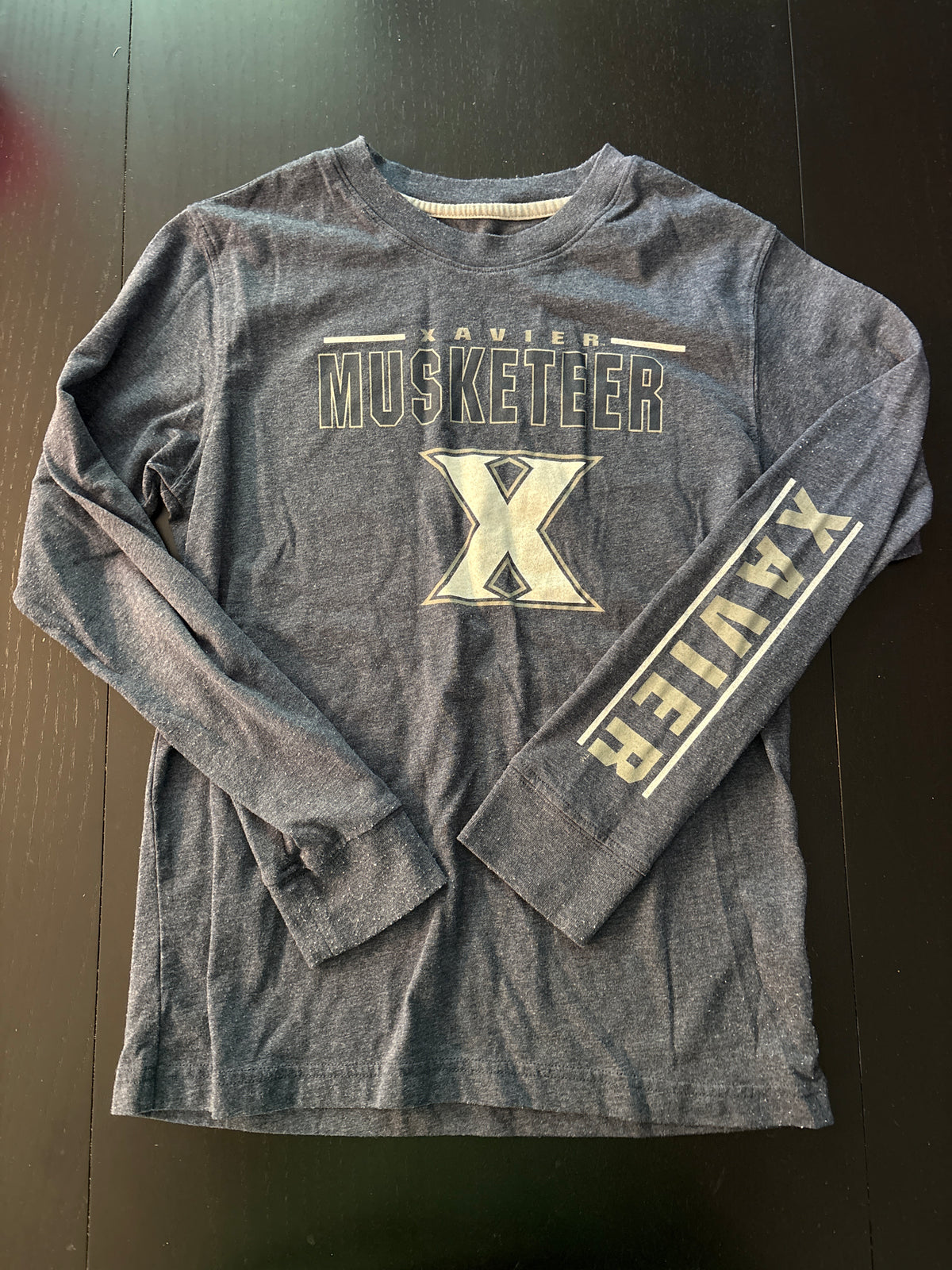 #166 Xavier youth M(12/14) long sleeved tee