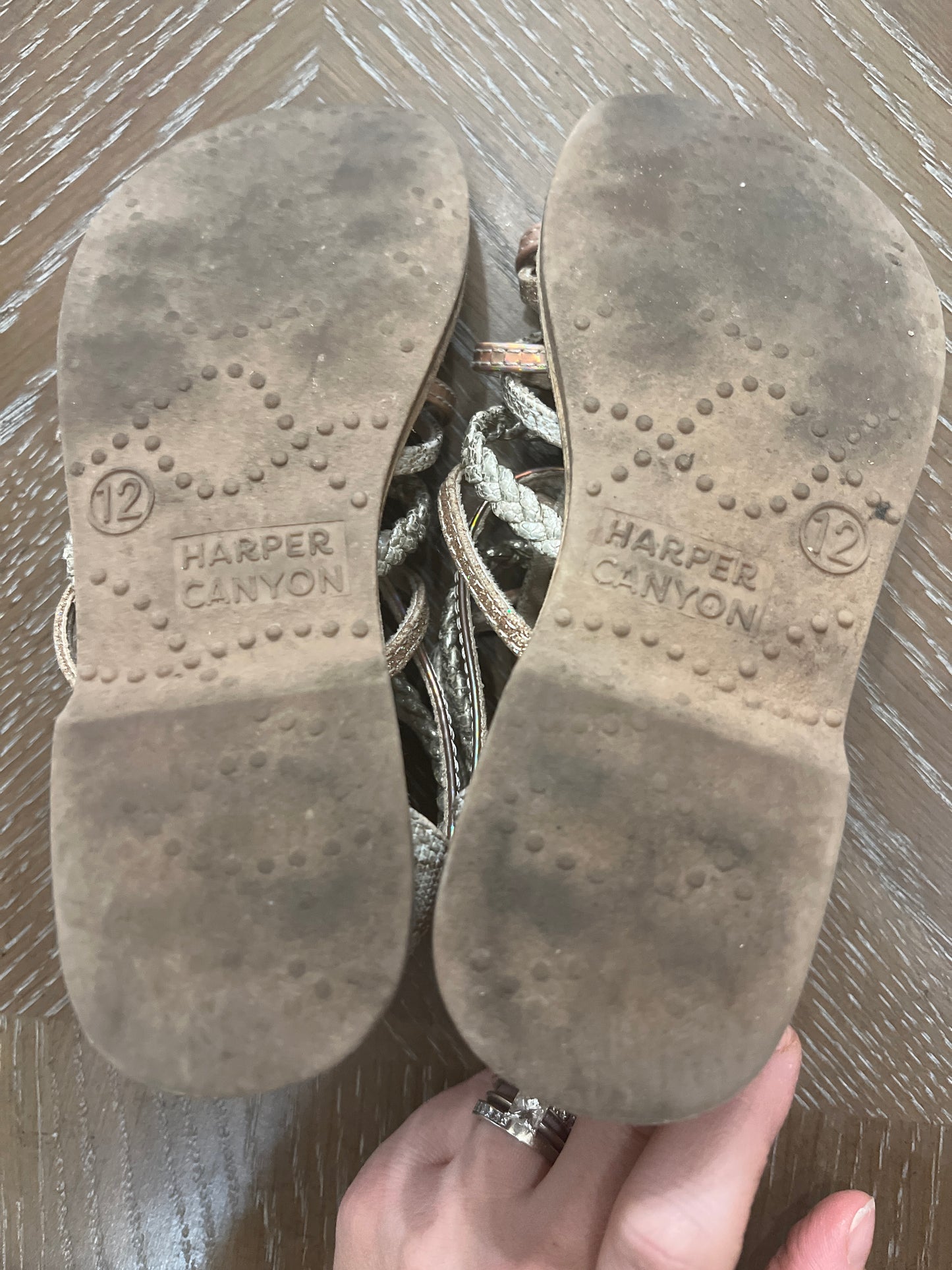 Harper canyon size 12 gladiator sandals