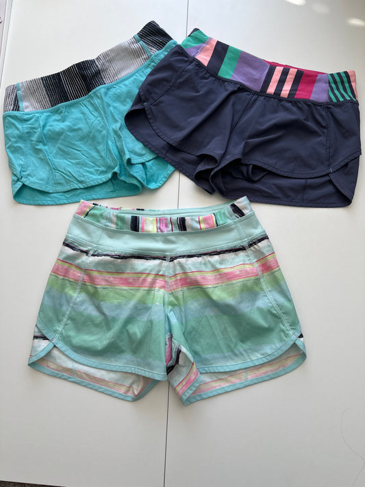 #130 Ivivva Lululemon for Girls Sz 12 Speedup Shorts Bundle REDUCED