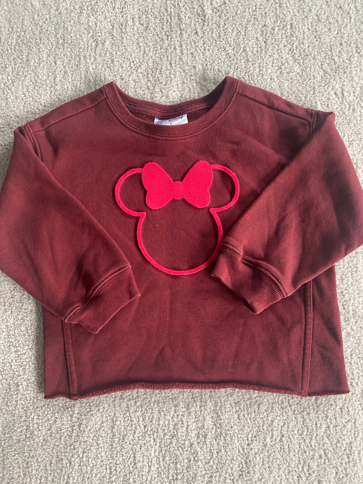 #36 BabyGap Disney Minnie Girls Sweatshirt 3T