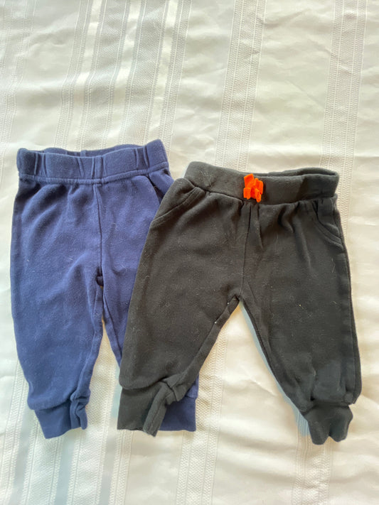 #57  Boys 3-6 mo pants set of 2 EUC