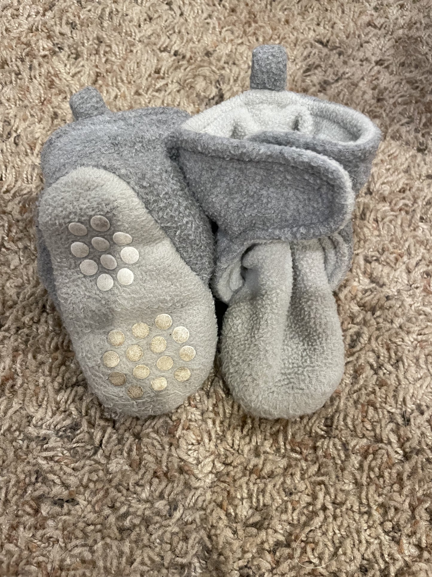 Seller #104 - Fleece Baby Booties with Grips REDUCED