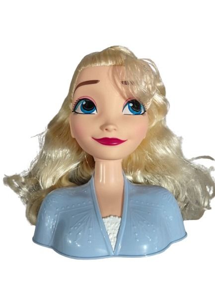 #7 Elsa Hair Dollhead w/ accessories