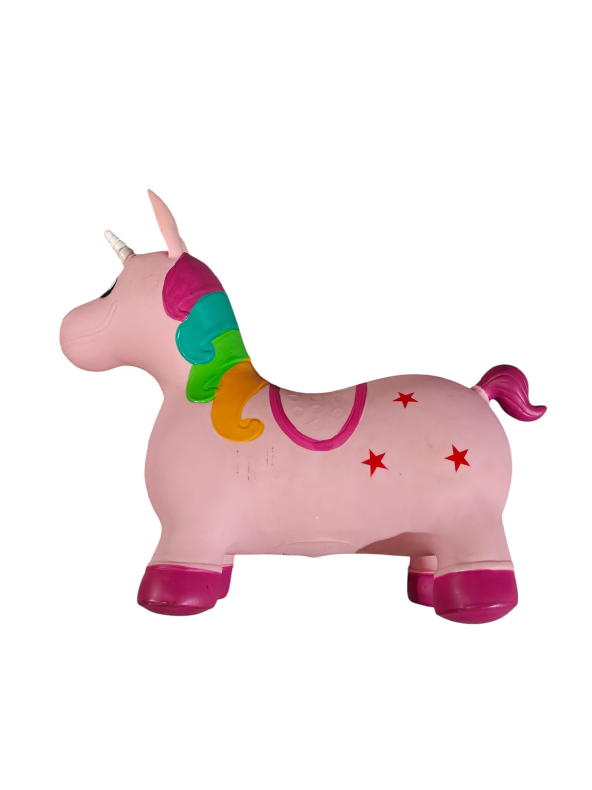 #7 Pink Inflatable Bouncy Unicorn Ride-on toy