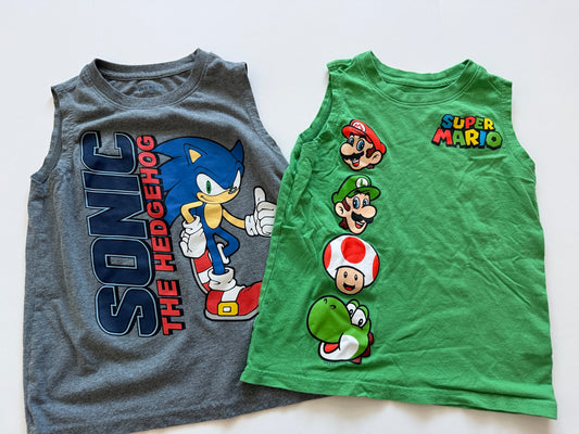 #3 Boys Size 6/7 Old Navy Tanks