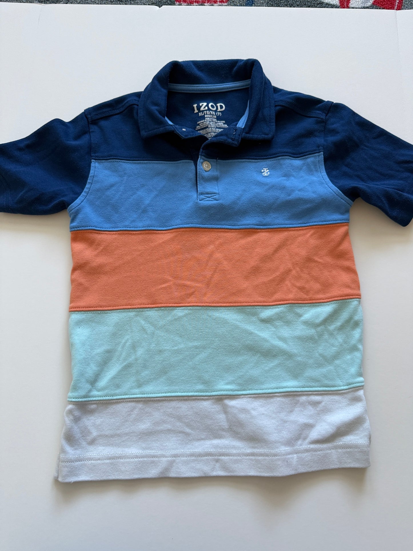 #3 Boys Size Small Izod Polo
