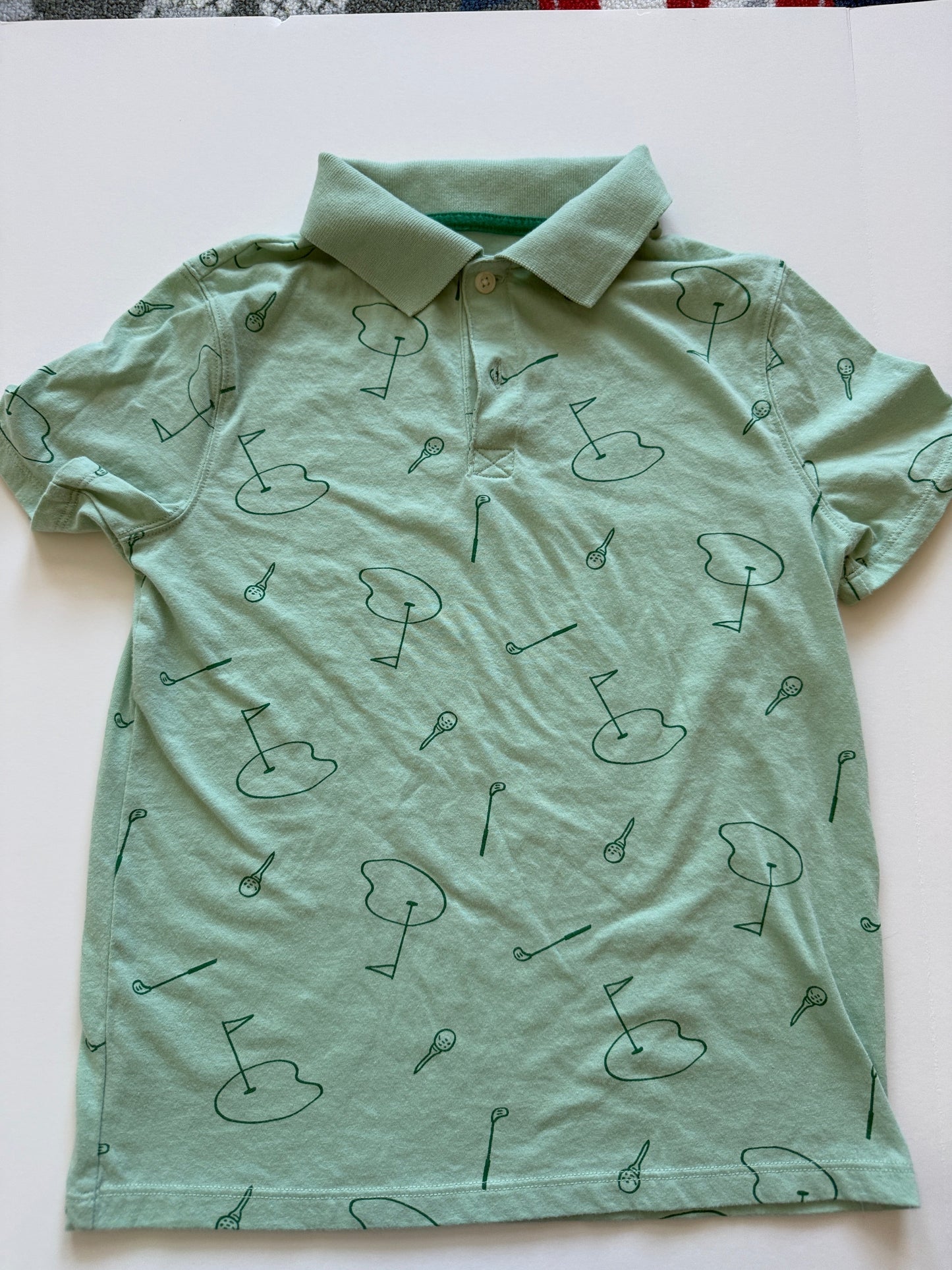 #3 Boys Size M 8 Cat n Jack Polo